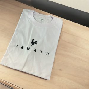 Remera Inmato Blanca OverSize ( Bordada )
