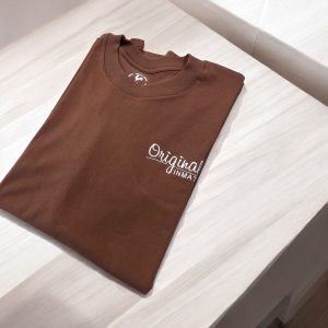 Remera Inmato OverZise Marrón ( Bordado )